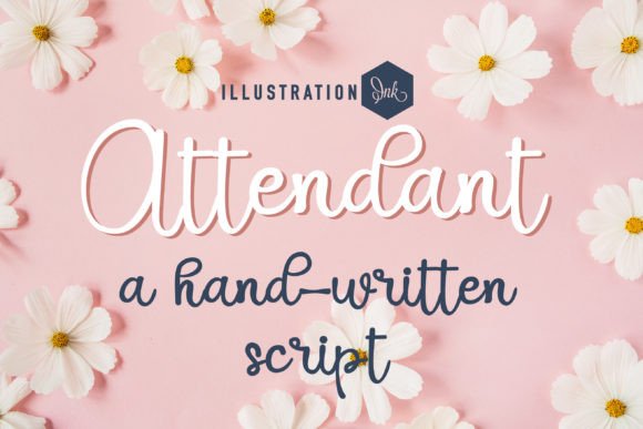 Attendant: A Bouncy Script Font for Modern Web Design