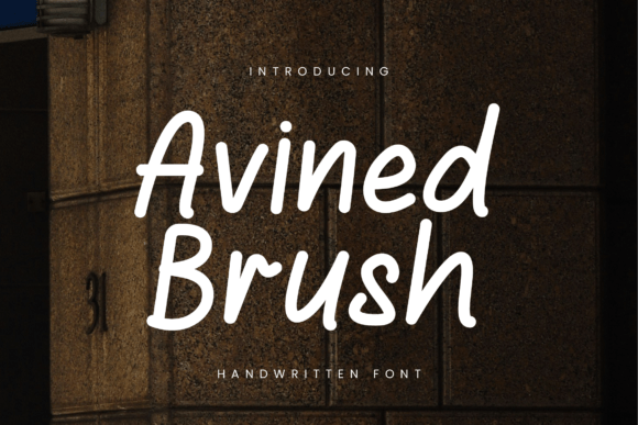Avined Brush: The Handwritten Typeface That Brings Life to Branding