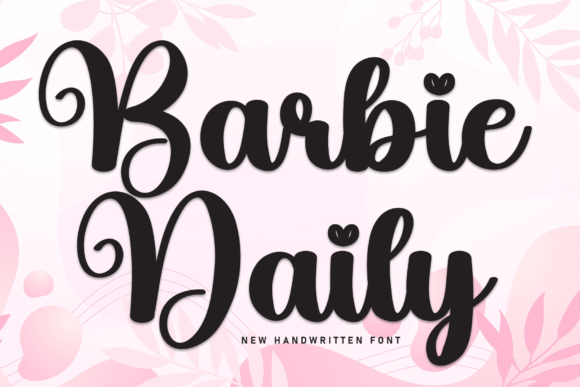 Barbie Daily: A Playful Handwritten Typeface for Modern Web Design