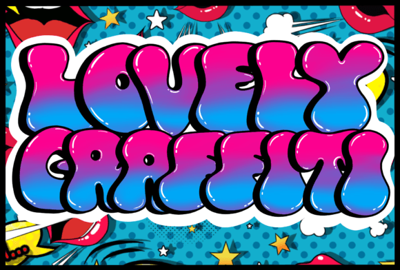 Bringing Energy to Your Shop with the Lovely Graffiti Typeface