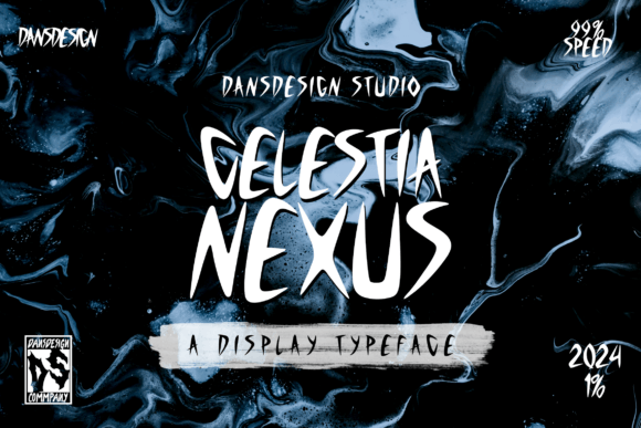 Celestia Nexus: A Bold Blackletter Typeface for Rebellious Branding