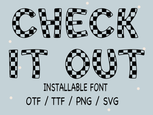 Check It Out: A Designer's Verdict on This Decorative Typeface