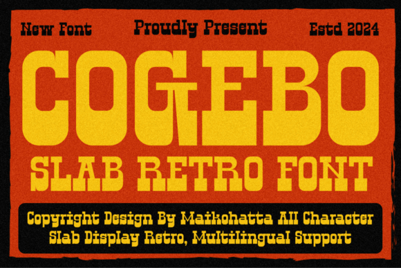 Cogebo: The Bold Slab Serif Font for Modern Web Design
