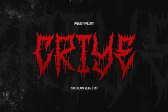 Criye: The Bold Blackletter Typeface for Intense Digital Branding
