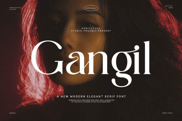 Gangil: A Bold Serif Font for Strong Business Branding