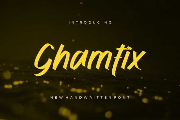 Ghamfix: The Bold Handwritten Font That Elevates Digital Branding