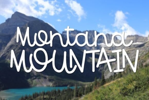 Montana Mountain: A Bold Typeface for Modern Editorial Design