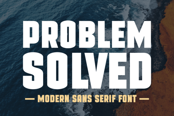 Problem Solved: The Bold Sans Serif Typeface for Modern Editorial Design
