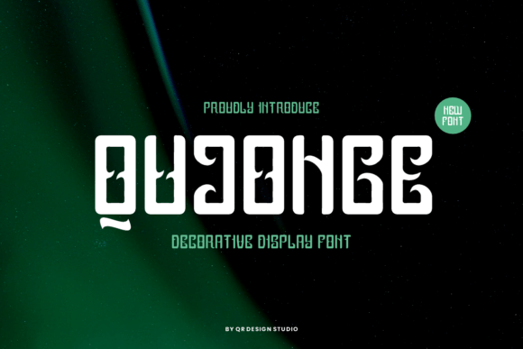 Qujonge: A Bold Decorative Typeface for Modern Web Design
