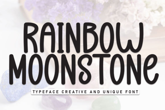 Rainbow Moonstone: The Handwritten Typeface for Modern Editorial Design