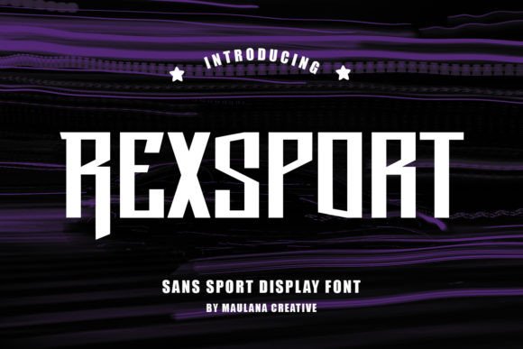 Rexsport Typeface: A Bold Display Font for Digital Branding