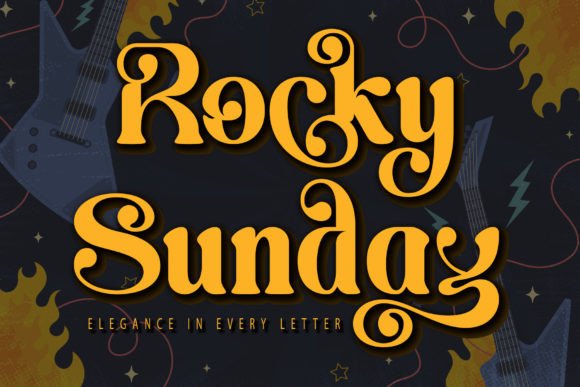 Rocky Sunday: A Serif Font for Bold Brand Identity