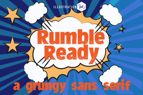 Rumble Ready: The Gritty Typeface for Bold Campaigns