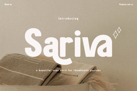 Sariva: The Premium Sans Serif Font for Bold Brand Identity