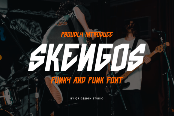 Skengos: The Funky Punk Typeface That Transforms Small Business Branding