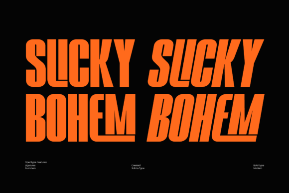 Slicky Bohem: The Bold Typeface That Elevates Campaign Design