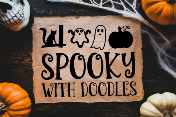 Spooky with Doodles: A Playful Typeface for Web Design