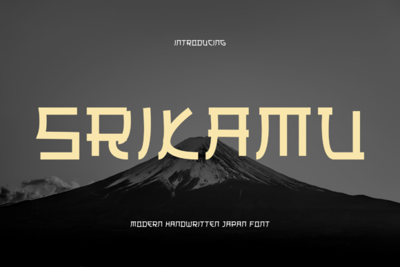 Srikamu: The Brushed Sans Serif Font for Bold Editorial Design