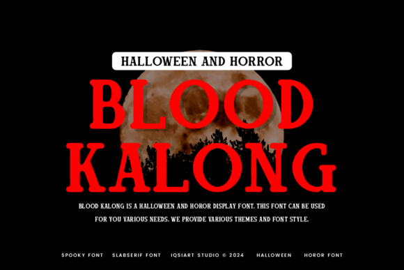 Upgrade Your Brand Identity with the Blood Kalong Typeface