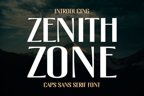 Zenith Zone: The Bold Serif Typeface for High-Impact Campaigns