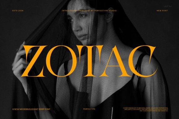 Zotac: The Bold Serif Font for Striking Editorial Design